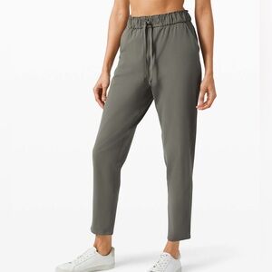 Lululemon grey sage keep moving track pant joggers